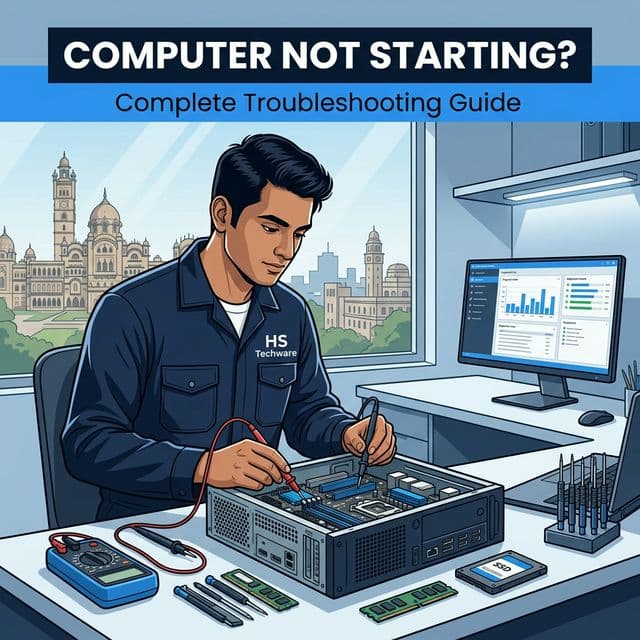 Computer not starting repair service in Vadodara